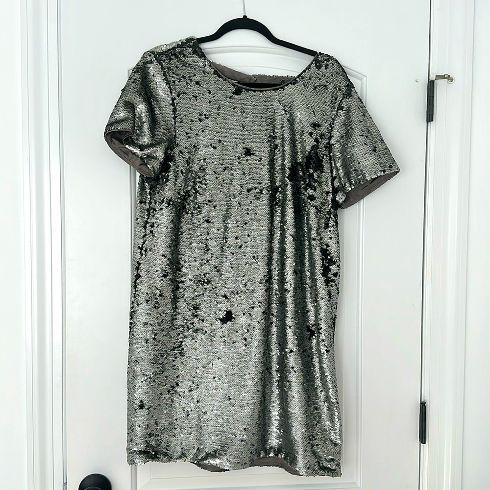 Forever 21 Mini Dress Sequin Backless - XL